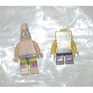  Lego Lot of 2 Spongebob Squarepants Minifigs: Toys & Games
