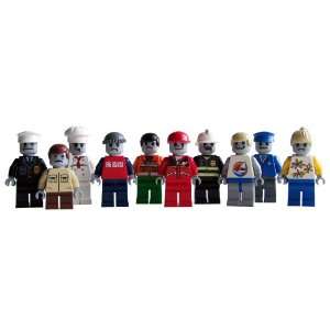  Zombie Town Folk 10 Pack   LEGO Compatible Minifigures 