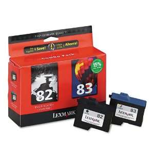  Lexmark 82/83 (18L0860) Black and Color Twin Pack OEM 