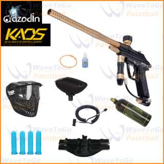   on the BRAND NEW Azodin Kaos Deluxe Paintball Package, that includes