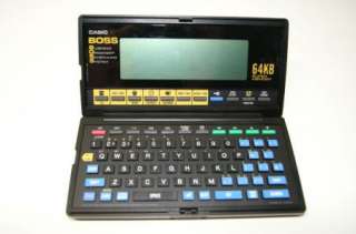 VINTAGE CASIO BOSS POCKET PDA SF 8000 64KB  