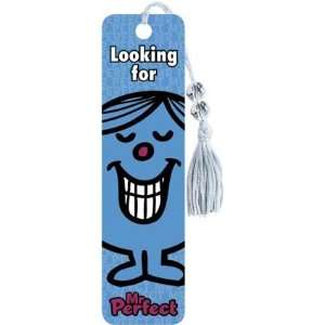   ) Mr. Perfect   Mr. Men and Little Miss   Collectors Beaded Bookmark