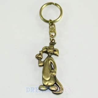   Tunes Sylvester the Cat Faux Gold Pewter KeyChain   Key Ring  