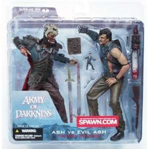  Army of Darkness Ash Vs Evil Ash Two Pack Exclusive Toys 
