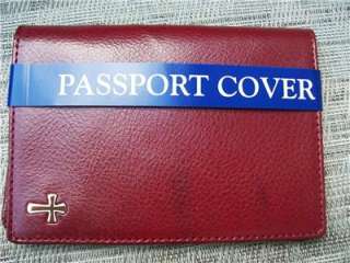Passport Wallet Covers Christian Motif Cross Front  