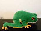 red eyed tree frog hand puppet plush toy realistic frog one day 