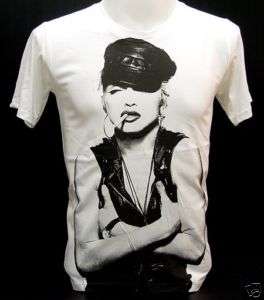 MADONNA 80s Pop Star Icon Vintage Punk Rock T Shirt M  