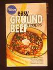 Pillsbury Easy Ground Beef Recipes Cookbook Booklet  