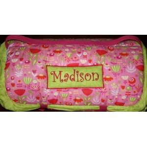 Personalized Monogrammed Boutique Nap Mat with Minky Backing and 