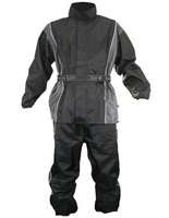   XELEMENT 2 Piece MOTORCYCLE RAIN SUIT   REFLECTIVE PIPING   2XL  