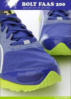 BN PUMA BOLT FAAS 200 Running Shoes Mazarine Blue #P90  