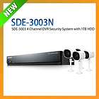 Samsung SDE 3003 4 Channel DVR Security System with 1TB HDD