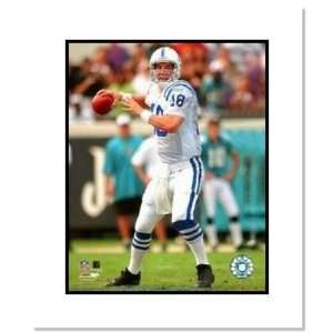  Peyton Manning Indianapolis Colts NFL Double Matted 8x10 