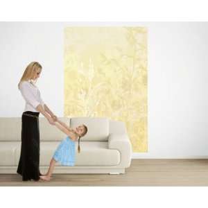  Wildflower Pre Pasted Mural Yellow