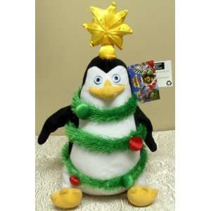   Holiday Themed Madagascar Christmas Tree Penguin Doll Toys & Games