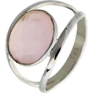  Faceted Rose Quartz Ring   Sterling Silver Everything 