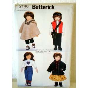   Pattern 6799 23 Doll Clothes Designed by Rachel Walls Toys & Games