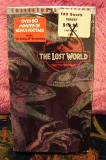 The Lost World Jurassic Park Collectors ED NEW VHS SET 096898650038 