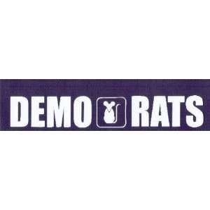DEMO RATS Vinyl Letters Decal This is a vinyl window letters decal 