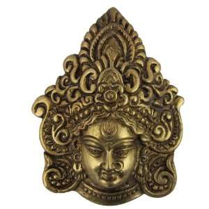  Hindu Goddess Durga Religious Sculpture Brass Figurines 