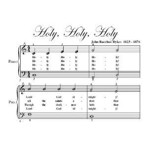  Holy Holy Holy Easy Piano Sheet Music Christian Books