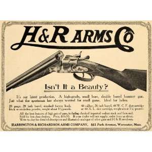  1909 Ad Harrington & Richardson Arms Co. Rifle Shotgun 