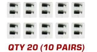 SURGE 20 pcs Video Balun Coax Ethernet UTP CCTV Camera  