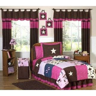 Western Horse Cowgirl Childrens Bedding 4pc Twin Set