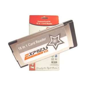  PPA ExpressCard/34 Card Reader/Writer SDHC 18 in 1 