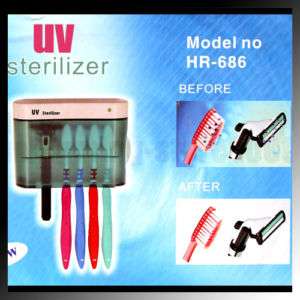 UV toothbrush sanitizer Sterilizer Holder/ Cleaner 1003  