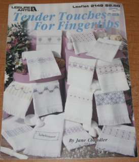 TENDER TOUCHES FOR FINGERTIPS Cross stitch towels  