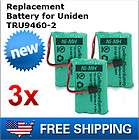 New Replacement Battery For Uniden TRU9460 2 Cordless Phone 3 Pack