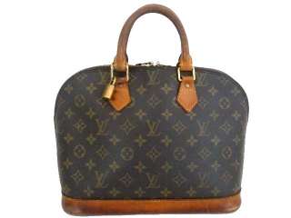 LOUIS VUITTON Monogram ALMA Handbag Purse Authentic M51130 Genuine 