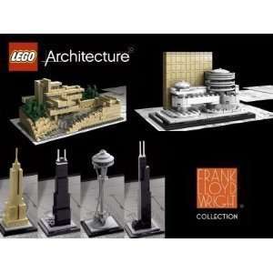 Lego Architecture Set of 8 Kits Rockefeller Center, The White House 