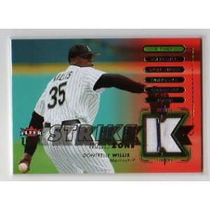   Ultra Dontrelle Willis Strike Zone Game Used Jersey