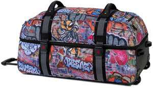   32 Double Decker Wheeled Duffle Bag Luggage Backpack Duffel MSRP $320