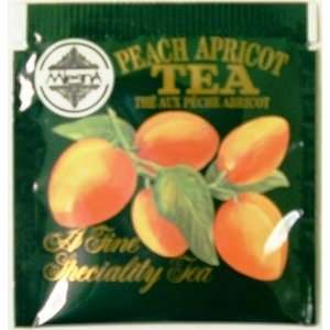  Brand Peach Apricot Flavored Tea Gourmet Individually Wrapped Tea 