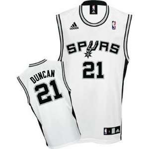  San Antonio Spurs #21 Tim Duncan White Jersey
