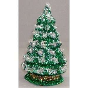    Ino Schaller Paper Mache Small Christmas Tree: Home & Kitchen