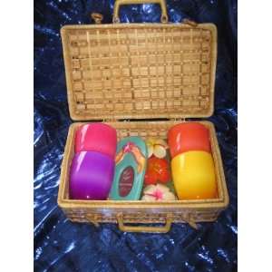  Summer Fun Hawaii Theme Custom Gift Basket