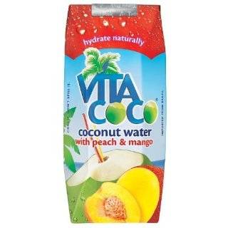 Vita Coco Coconut Water with Peach & Mango, 11.1 Ounces Containers 
