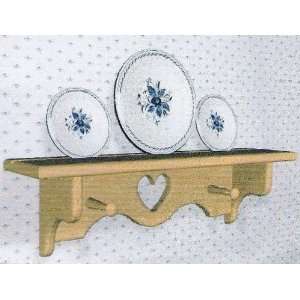  Country Wall Shelf COAT RACK with Plate Groove Everything 